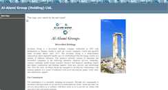 Desktop Screenshot of al-alamigroup.com